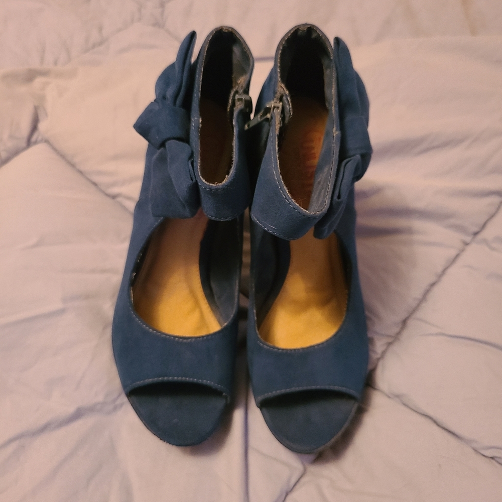 Dark Teal Heels